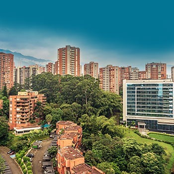 Buildings in Medellin, Colombia
