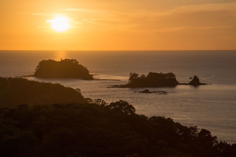 Sunset at Los Islotes, Azuero Peninsula, Panama