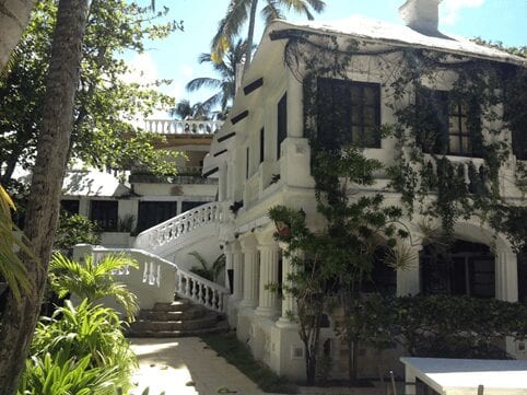 Beautiful white building in the DR