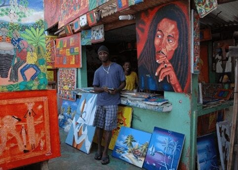 Beautiful local art in the Dominican Republic